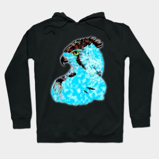 Guardian of the Winds - Ornate hawk eagle Hoodie